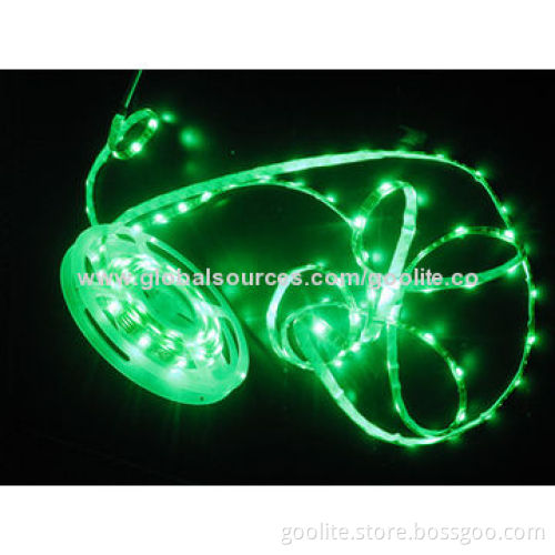 Waterproof Lighting Colorful LED Flexible Strip Light, 5050 48LEDs/m, 12V, 120-degree, CE Approved